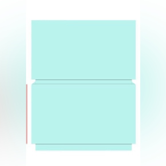 NIB 📦 Liveitall Stackable 1 Light Blue Modern Wood Small 15.7in Drawer Dresser - Picture 10 of 11